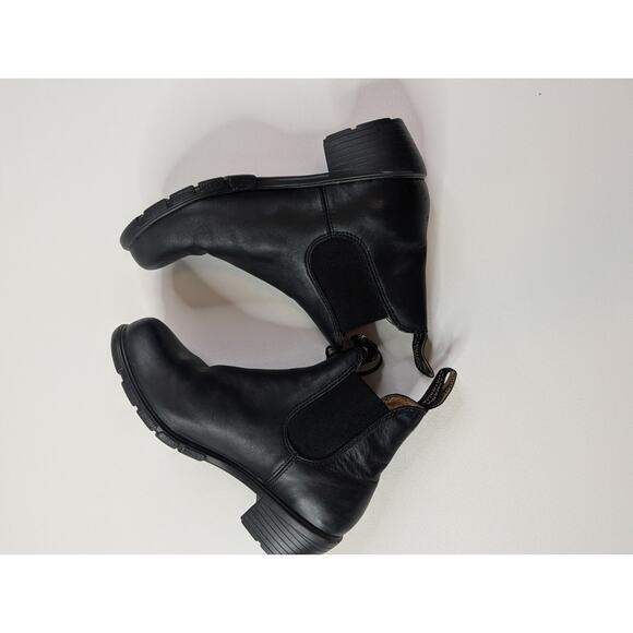 Blundstone Black Leather Chelsea Boots Women's Size 8 Classic Slip-On Ankle Boot - Picture 5 of 9